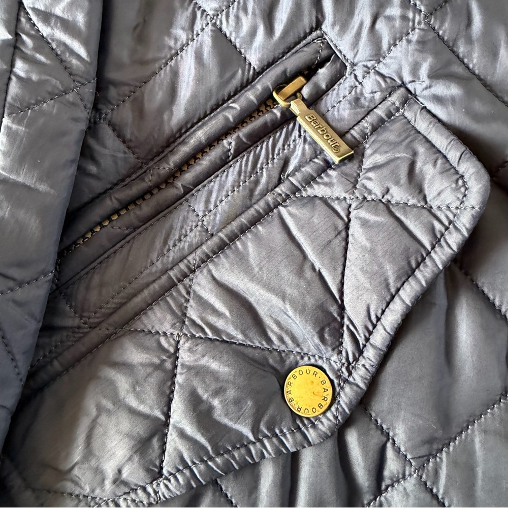 Barbour Men’s Flyweight Chelsea Quilted Jacket in Navy Size XL - Picture 13 of 15